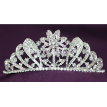 Wholesale New Designed Custom Crystal Crown Wedding Tiara